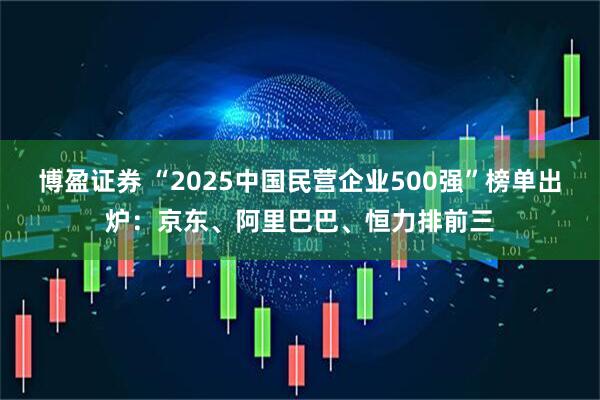 博盈证券 “2025中国民营企业500强”榜单出炉：京东、阿里巴巴、恒力排前三